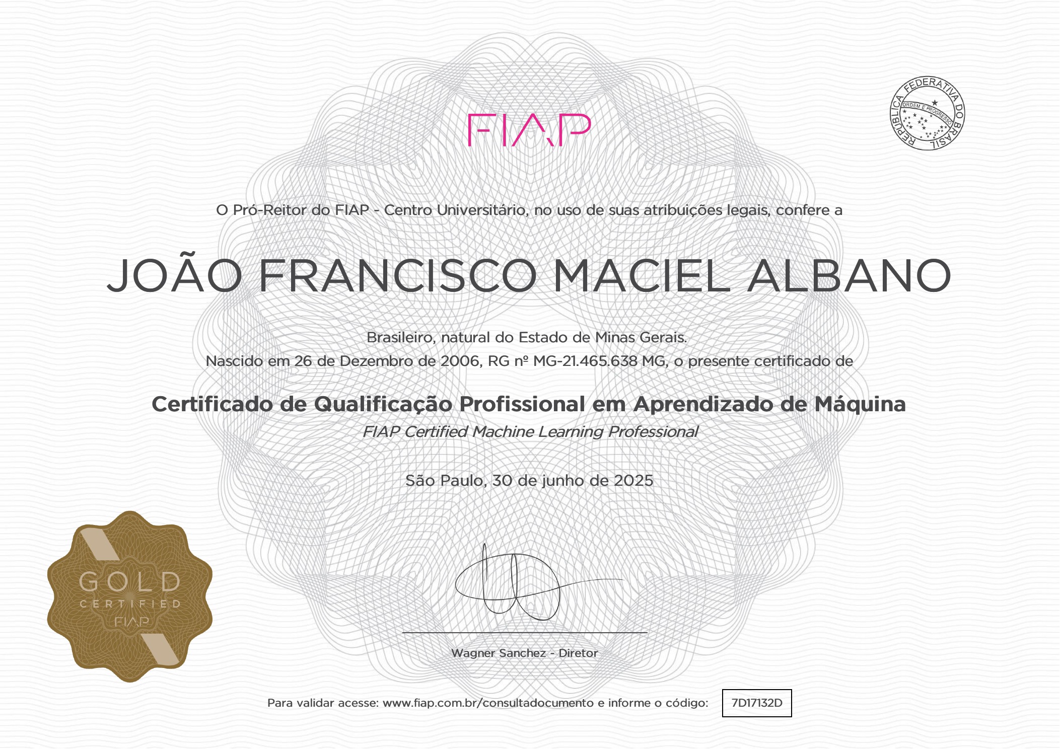 Imagem do certificado Qualificação Profissional em Aprendizado de Máquina
